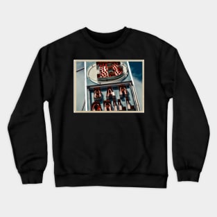 Bar Grill neon sign in NYC - Kodachrome Postcard Crewneck Sweatshirt